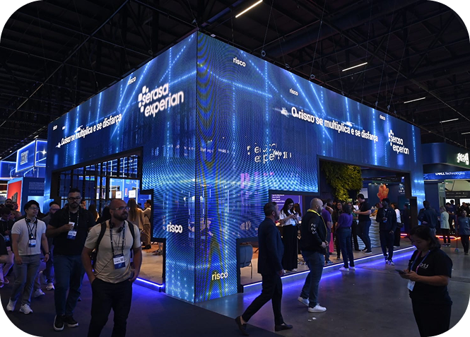 Estande Serasa Experian Febraban Tech 2026