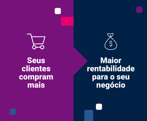 Ilustração mais compras com CaaS