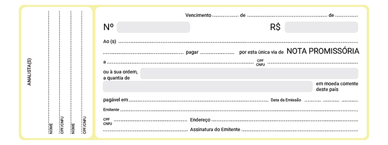 modelo nota promissória
