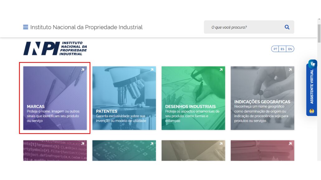 passo 1 - registro de marca no INPI