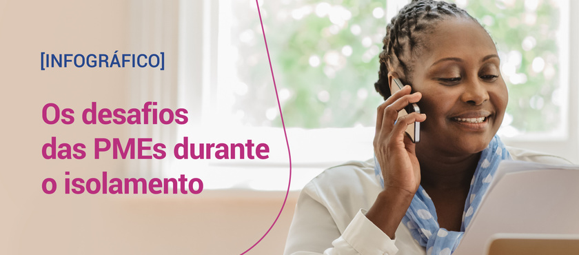 [Infográfico] Os desafios das PMEs durante o isolamento