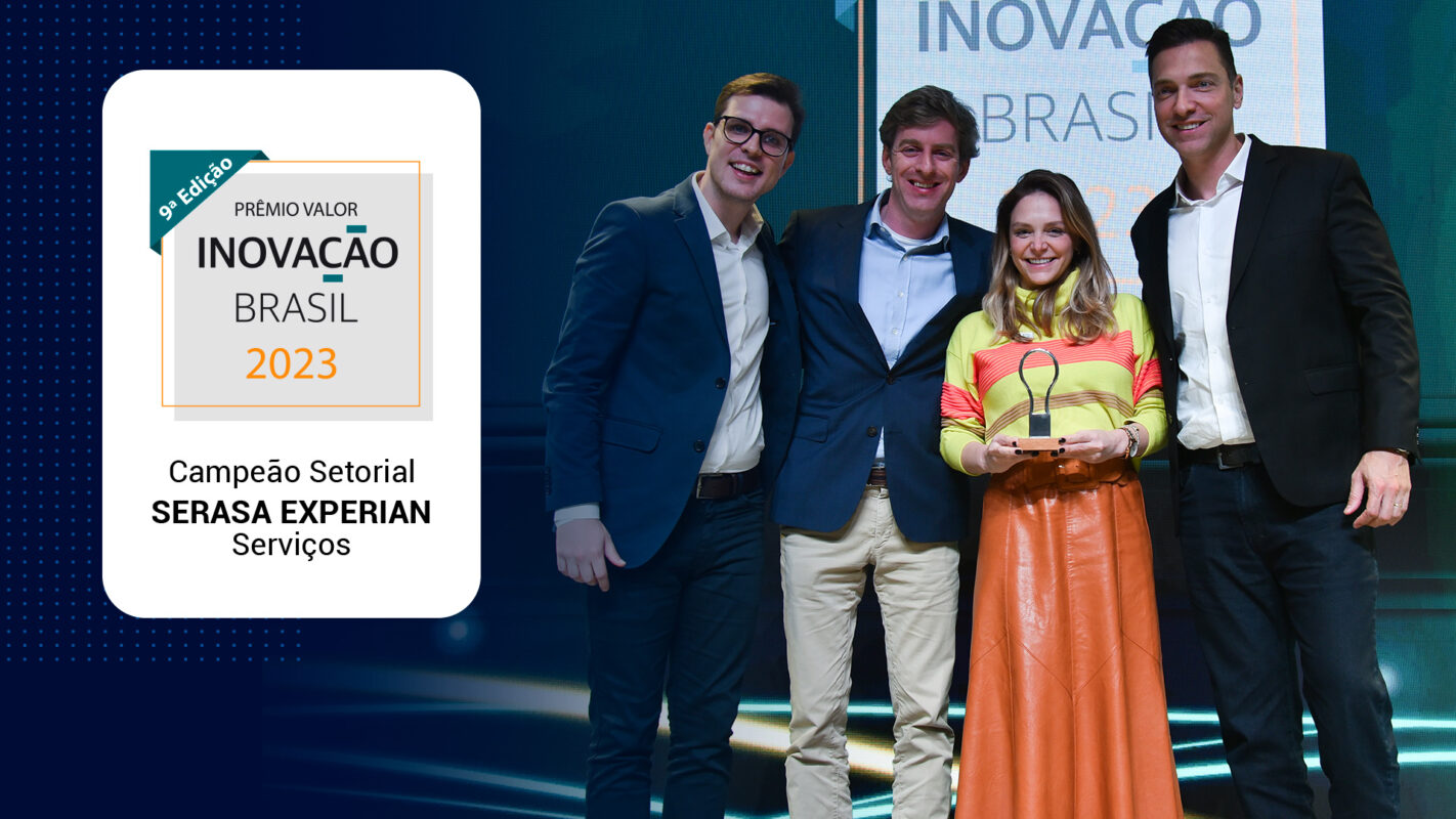 Prêmio Valor Inovação: Serasa Experian é a empresa mais inovadora na categoria serviços