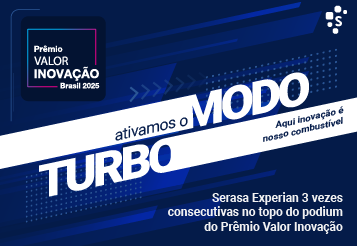 Thubmnail Serasa Experian é eleita a Empresa Mais Inovadora pelo Prêmio Valor Inovação, pela terceira vez consecutiva