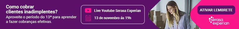 Banner live cobrança desktop